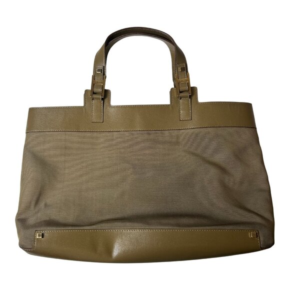 Gucci Women’s Olive Green Canvas Tote Bag - Picture 2 of 10